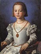 Agnolo Bronzino Portrait of Bia oil painting on canvas